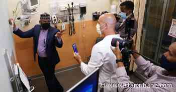 New prayer stickers in Hennepin Healthcare are a welcome message for Muslim patients