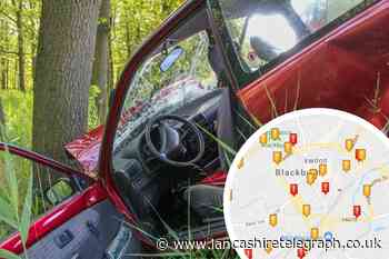 Interactive map reveals Blackburn’s most dangerous roads