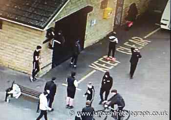 Group of youths threw objects, shouted abuse and jumped on the vehicle of a woman on her own in a park