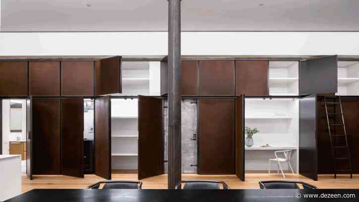 BC—OA hides storage behind metal panels in renovated Soho loft
