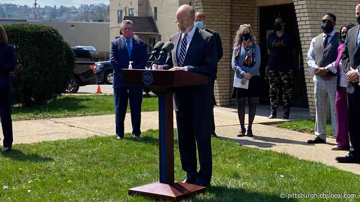 COVID-19 In Pennsylvania: Gov. Tom Wolf Visits McKeesport Clinic To Discuss Equity In Vaccine Rollout