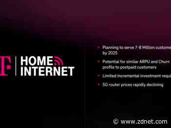 T-Mobile launches 5G home internet service, a stealth remote, home office play