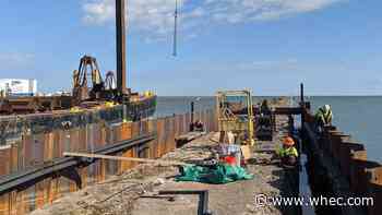 Repairs on the Rochester Harbor east pier to resume this month