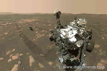 Perseverance rover’s first-ever selfie also shows Mars helicopter