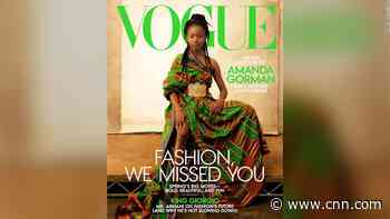 Poet Amanda Gorman featured on the cover of Vogue