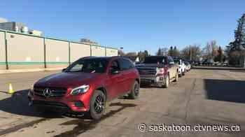 Two hours after opening, Saskatoon drive-thru COVID-19 vaccination site reaches capacity - CTV Toronto