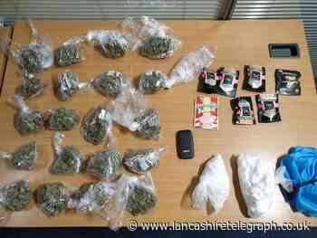 Bags of cannabis, suspected cocaine and THC 'sweets' found in car during police stop