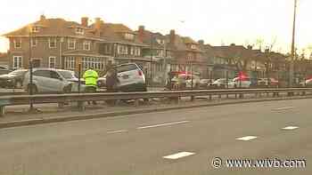 Early morning wrong-way crash seriously injures woman