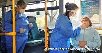 Einzige Testbus des Saarlandes tourt durch Neunkirchen - Saarbrücker Zeitung