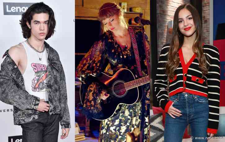 Taylor Swift recruits her “two kids” Olivia Rodrigo and Conan Gray to share new ‘Fearless’ snippets