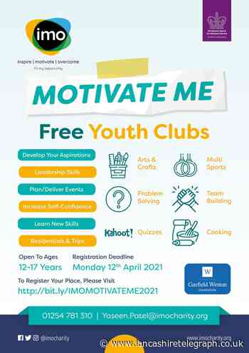 IMO offering free 'Motivate ME' youth sessions