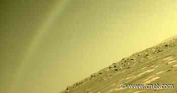 NASA says Mars 'rainbow' spotted in Perseverance photo isn't a rainbow     - CNET