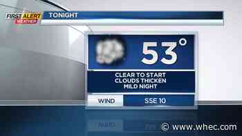 First Alert Weather: Brief showers Friday, remaining mild