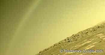 NASA says Mars 'rainbow' spotted in Perseverance photo isn't a rainbow     - CNET