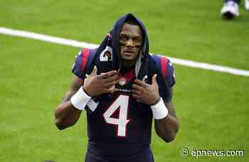 Houston police says it's investigating Texans QB Watson - Associated Press