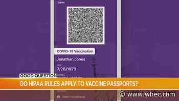 Good Question: Do HIPAA rules apply to vaccine passports?