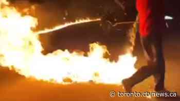 Charges laid in fiery stunt driving incidents in Toronto that drew large crowds - CTV Toronto