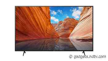 Sony Bravia X80J Series With X1 4K HDR Processor, Google TV, Dolby Atmos Support Launched in India