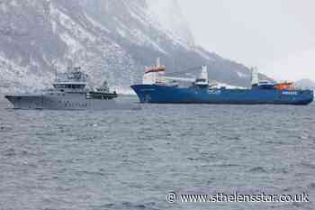 Salvage crews tow drifting Dutch freighter to port in Norway - St Helens Star