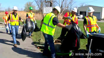 Tonawanda asphalt company cleans up a trail as part of their 'Climate Day Green Initative'