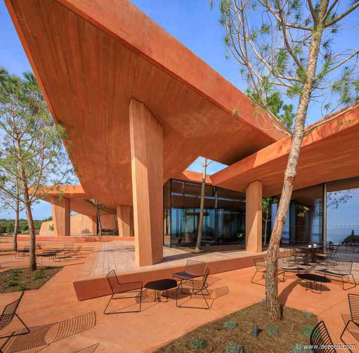 RCR Arquitectes uses red concrete to build Palmares Clubhouse in the Algarve