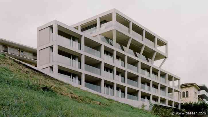 DF_DC hides Swiss apartment block behind Pisa Baptistery-informed concrete wall