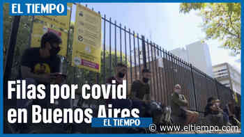 Largas filas en hospitales de Buenos Aires para pruebas de covid 19 - El Tiempo