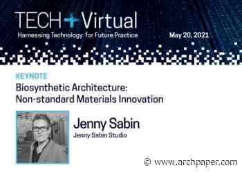 Keynote Jenny Sabin discusses biosynthetic architecture ahead of Tech+ 2021 - The Architect's Newspaper