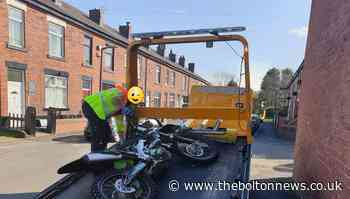 Police stop off-road biker fleeing after crash ­— and issue warning