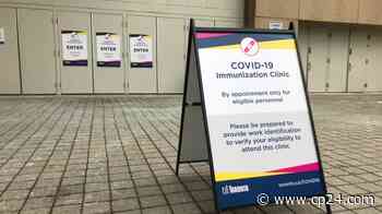 Two staff members at Toronto vaccine clinics test positive for COVID-19