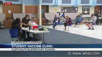 COVID-19 vaccine clinic set up for teenagers in Webster