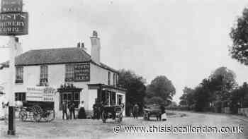 100-year-old picture of an East London pub in a small village