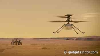 NASA Mars Helicopter Ingenuity Ready for First Flight