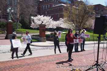 Protesters advocate for legislation to alleviate burden of medical debt lawsuits - Johns Hopkins News-Letter