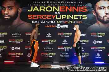 Jaron “Boots” Ennis 146.4 vs. Sergey Lipinets 146.8 – Official Weigh-in results