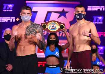Joe Smith Jr. 174.8 vs. Maxim Vlasov 175 – Official weigh-in results