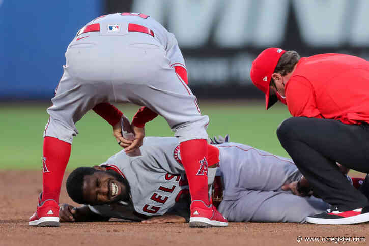 Angels place Dexter Fowler on IL with sprained knee, recall Jaime Barria