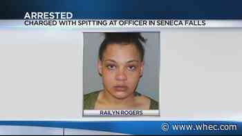 Seneca Falls woman arrested after kicking and spitting at officer