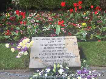 Memorial day silence for the workers in Bolton