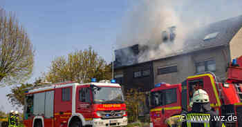 Verheerender Brand : Einfamilienhaus in Rommerskirchen durch Feuer zerstört - Westdeutsche Zeitung