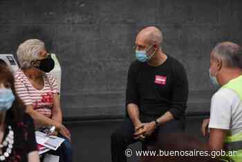 Visita al vacunatorio de la Usina del Arte - buenosaires.gob.ar