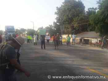 Pobladores de Zacualpan bloquearon por 2 horas la carretera federal Acapulco-Zihuatanejo - Enfoque Informativo