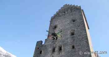 Rettung kommt aus der Luft: Vermessung der Ruine Kronburg per Drohne - Tiroler Tageszeitung Online