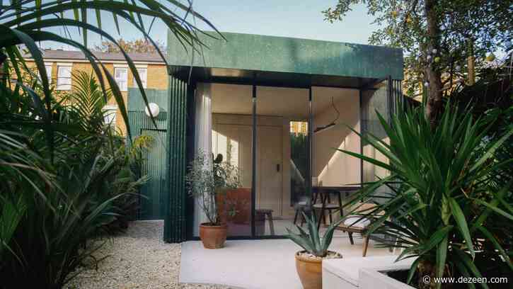 Tim Robinson's Terrazzo Studio provides a "tropical oasis" in a London garden