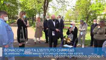 Modena, il presidente Bonaccini all'istituto Charitas 'Immunità di gregge entro l'estate' - Gazzetta di Modena