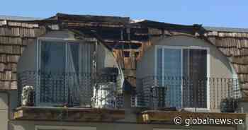 Saskatoon Fire Department attend to apartment blaze in College Park - Global News