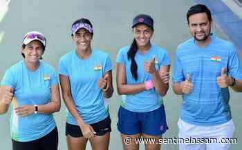 Indian womens tennis team reach Latvia - Sentinelassam - The Sentinel Assam