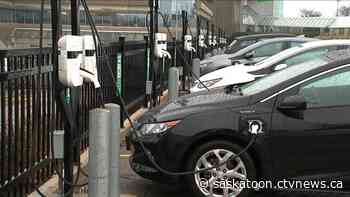 Saskatoon's electric vehicle owners take to the street in protest of Sask Party's new tax
