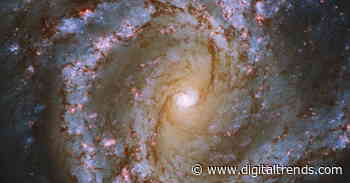 Hubble captures a spectacular face-on Starburst galaxy