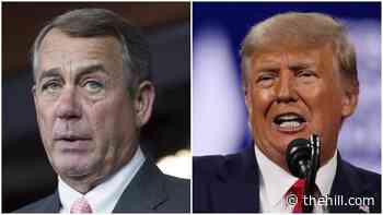 Boehner: Trump 'stepped all over their loyalty' by lying to followers